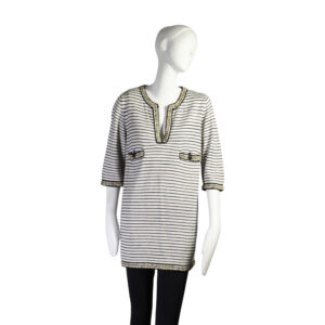 CHANEL striped tunic
